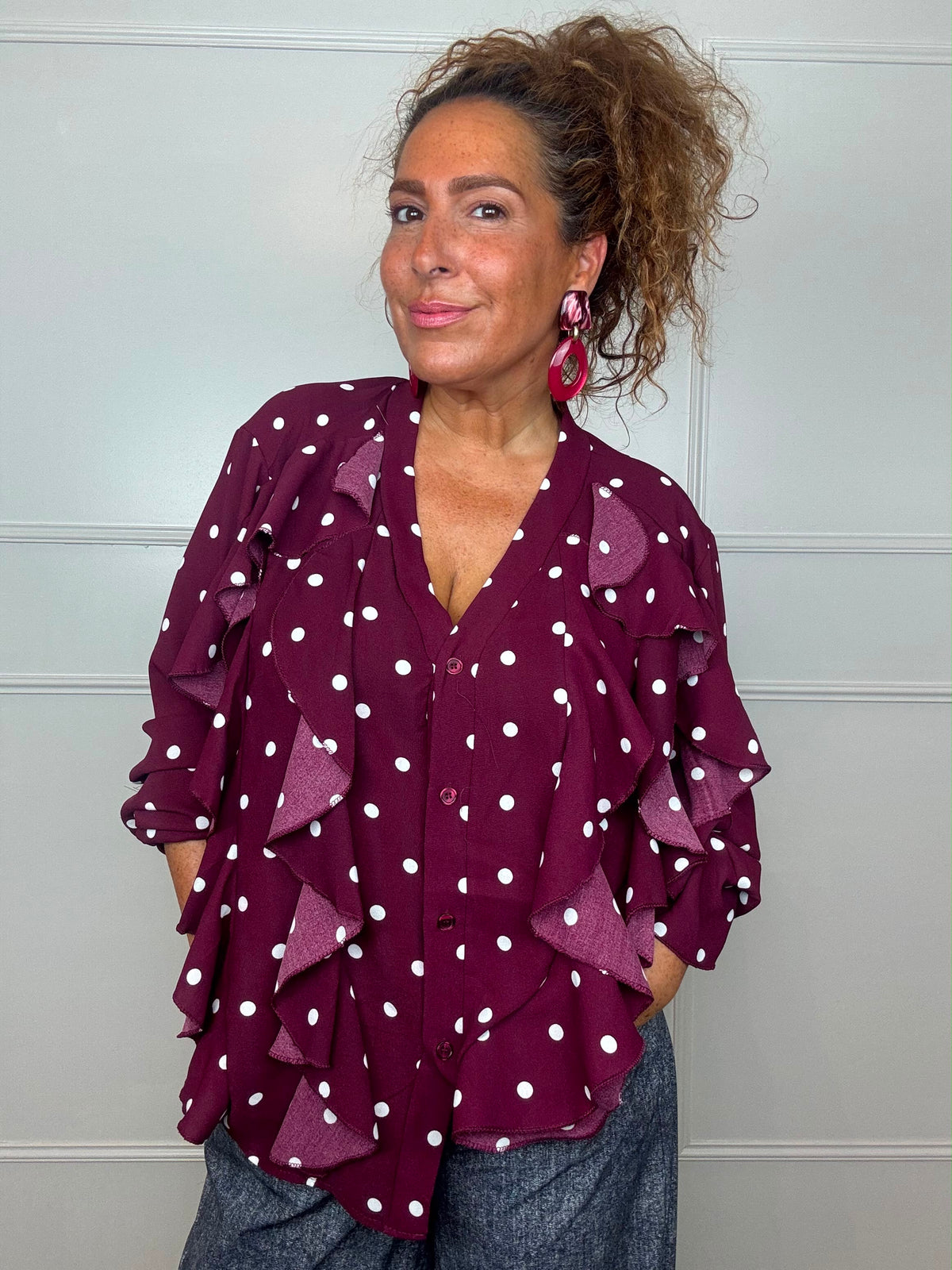 Polkadot blouse