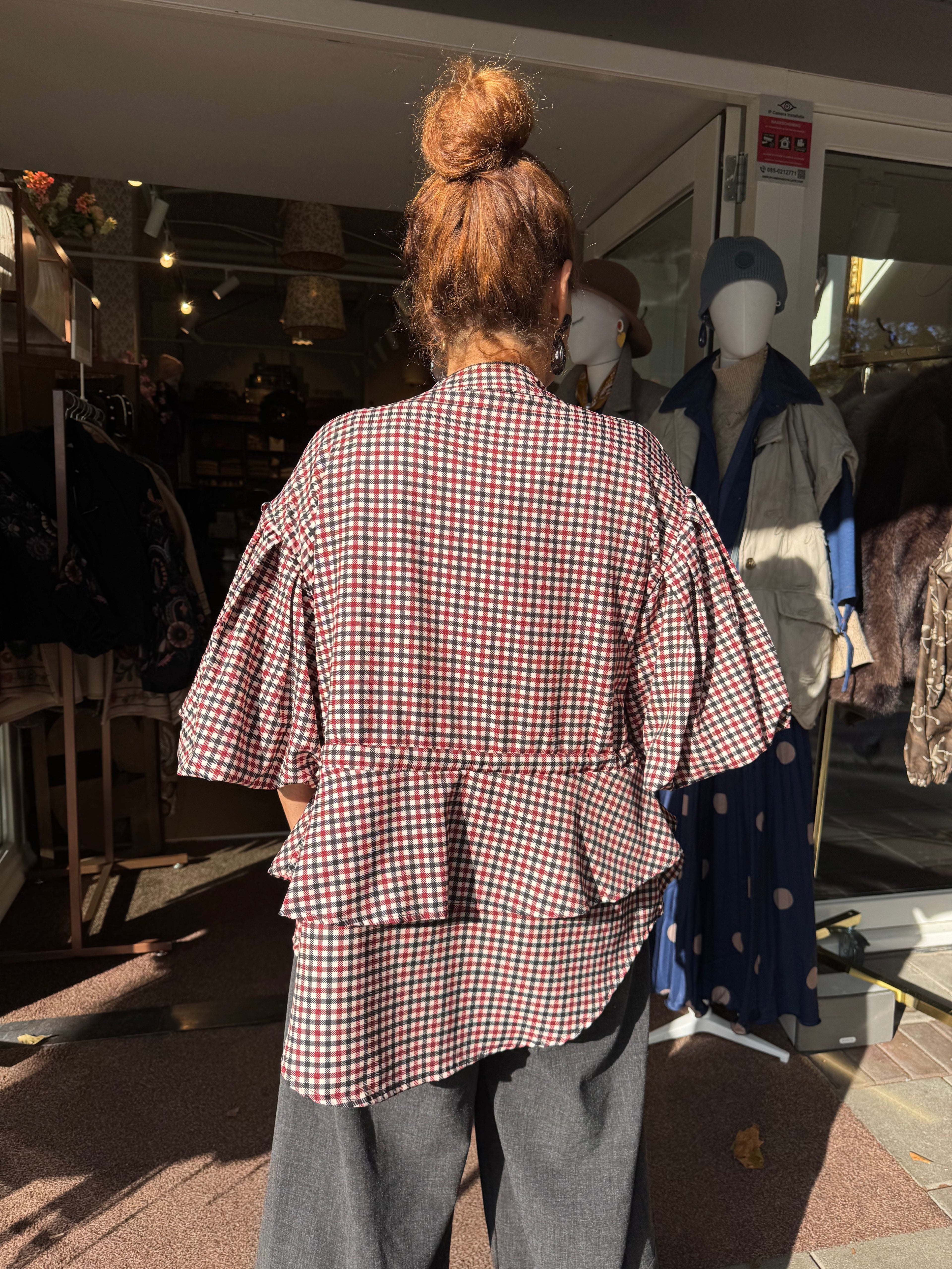 Check jacket zip