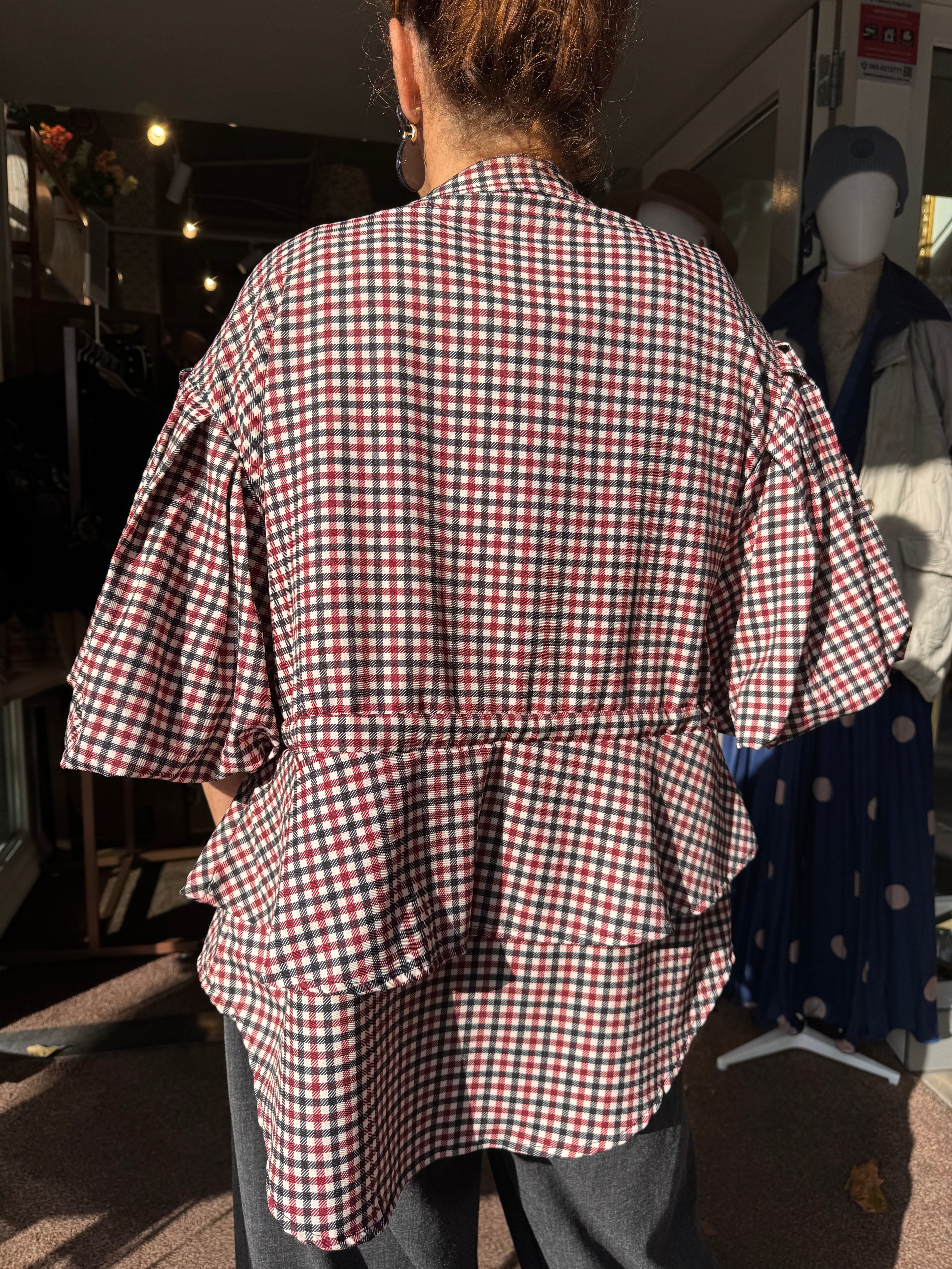 Check jacket zip