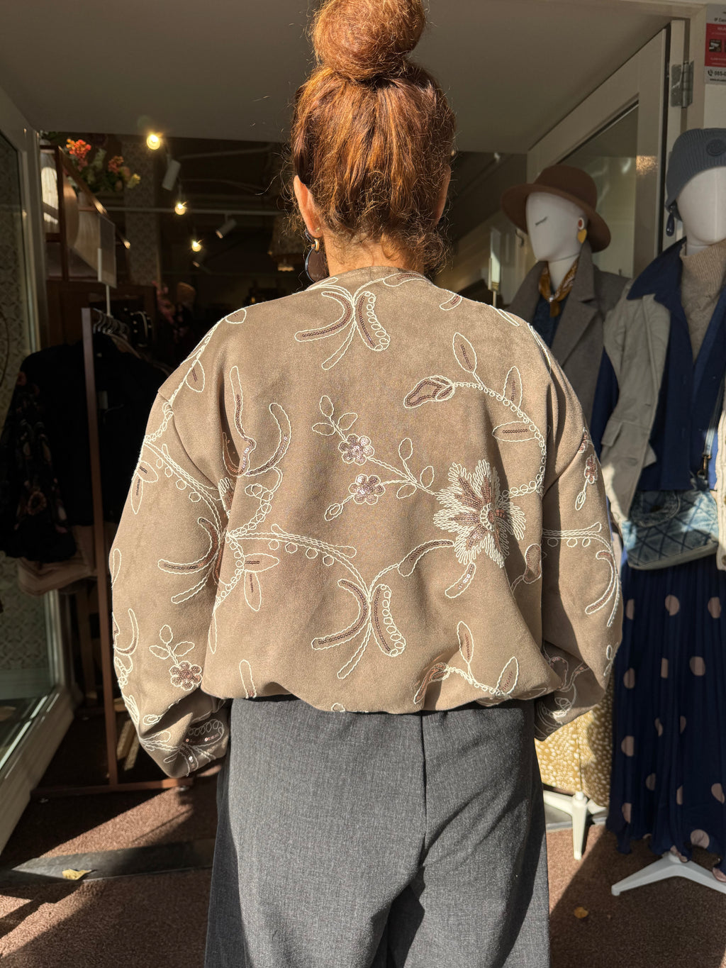 sparkle flower jacket