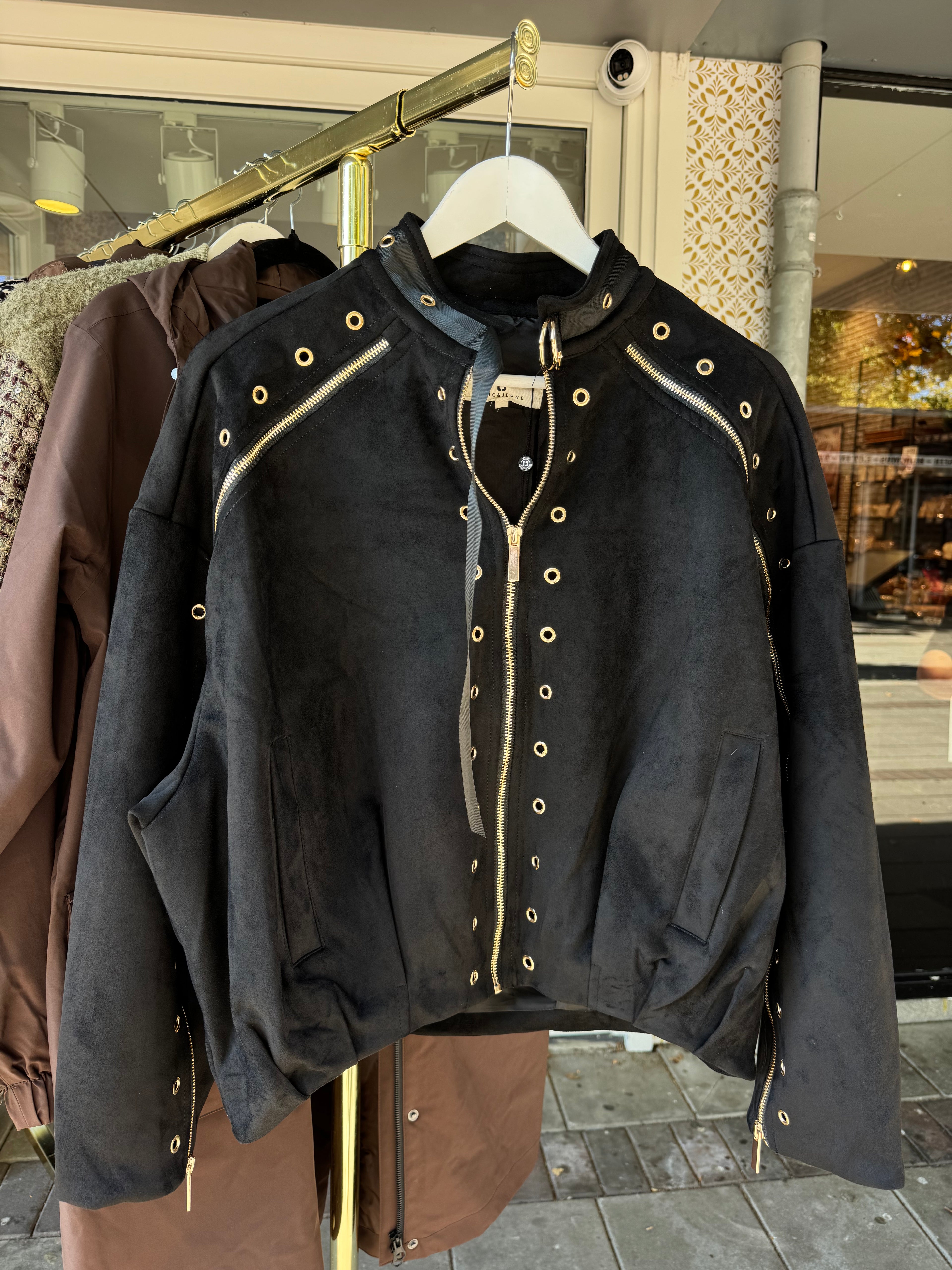 All over zipper jacket