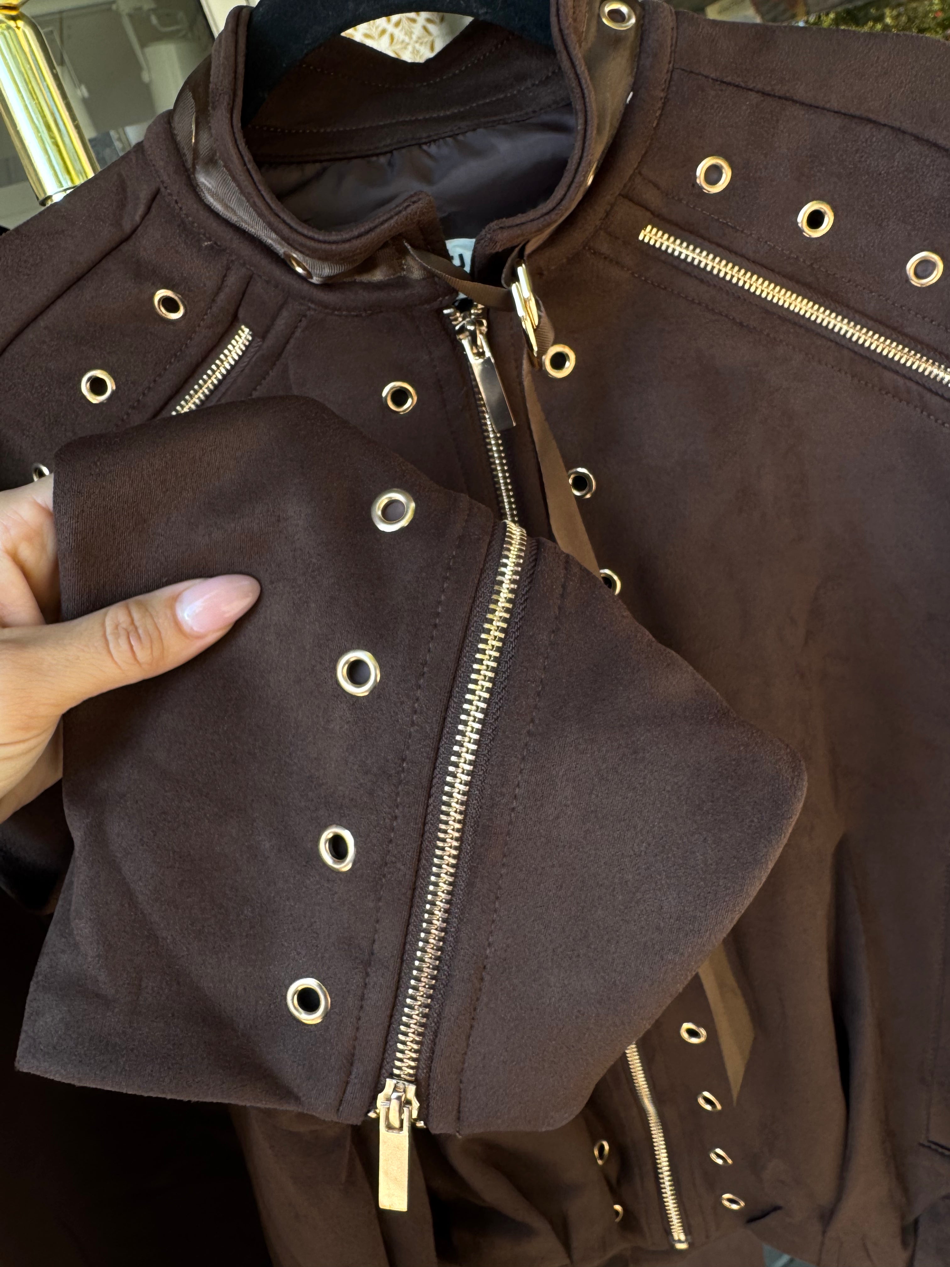 All over zipper jacket